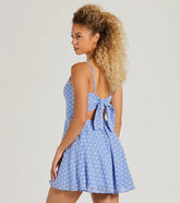 Sway With Me Eyelet Lace Skater Dress